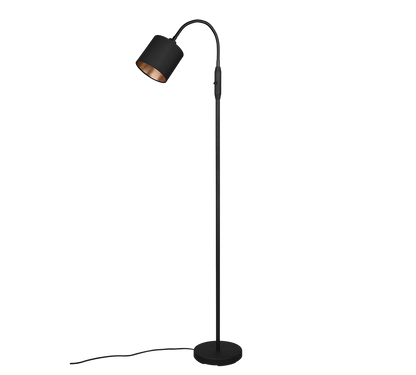 Tommy floor lamp 1-pc E14 matt black/gold — R46331079