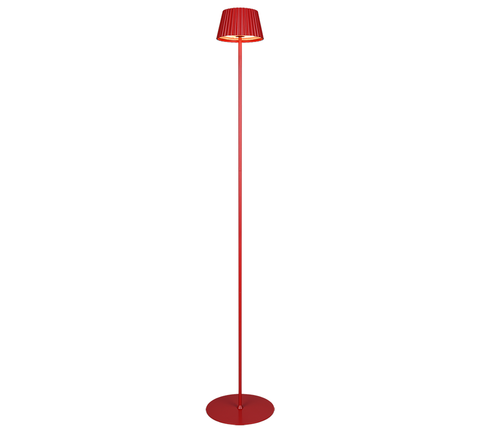 Suarez LED outdoor floor lamp red rechargeable — R47706110