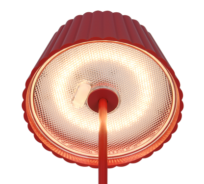 Suarez LED outdoor floor lamp red rechargeable — R47706110