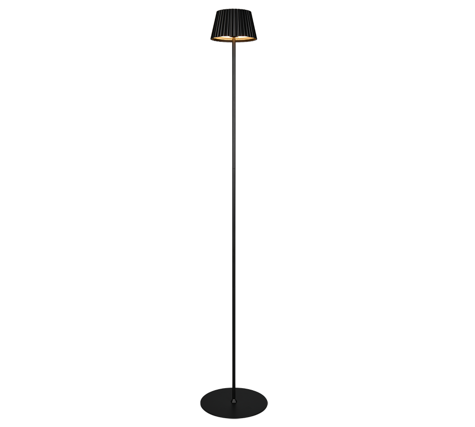 Suarez LED outdoor floor lamp matt black rechargeable — R47706132