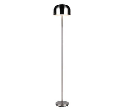 Jeff LED floor lamp brushed steel rechargeable — R49151107