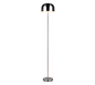 Jeff LED floor lamp brushed steel rechargeable — R49151107