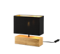 Woody table lamp 30 cm E27 wood/black — R50181080