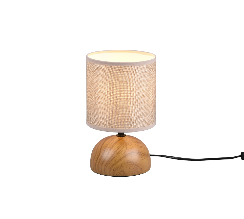 Luci table lamp E14 wood imitation — R50351035