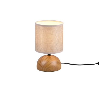 Luci table lamp E14 wood imitation — R50351035