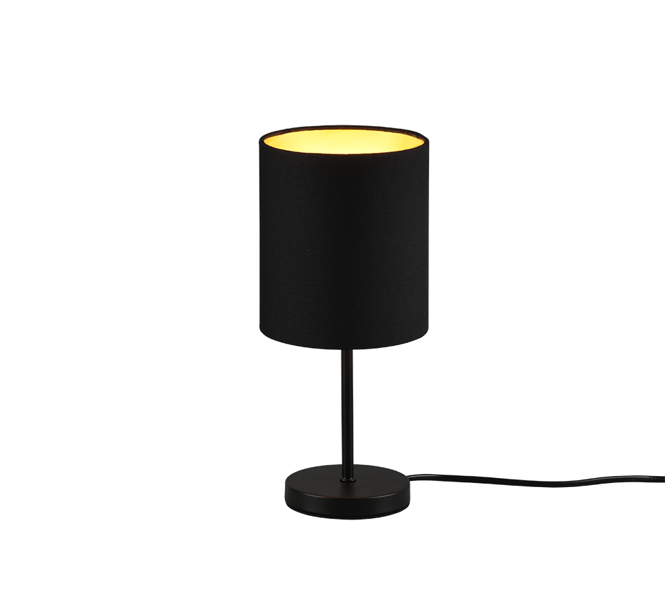 Jerry table lamp E14 matt black/gold — R50491080