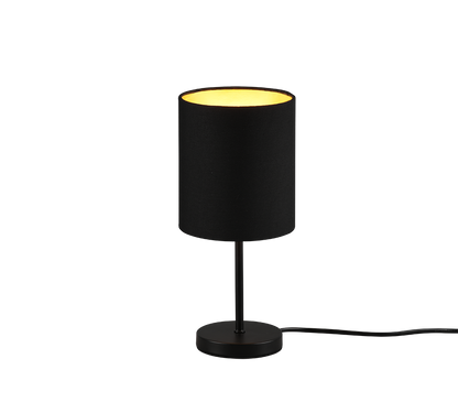 Jerry table lamp E14 matt black/gold — R50491080