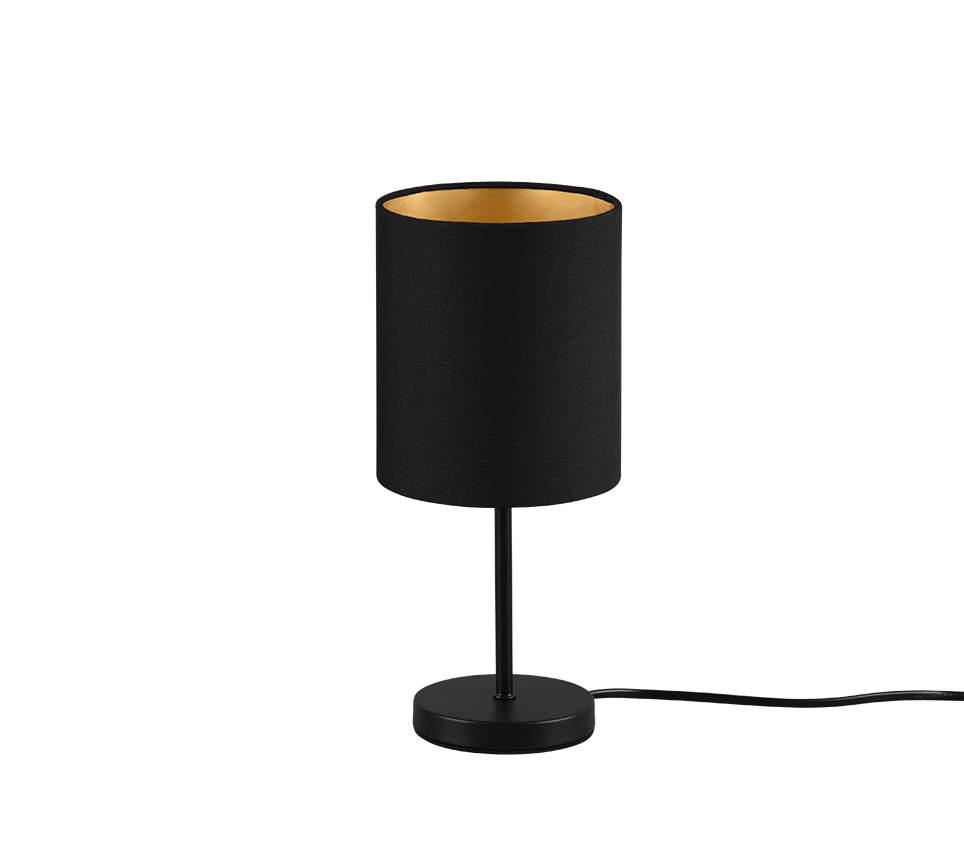 Jerry table lamp E14 matt black/gold — R50491080