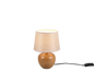 Luxor table lamp 26 cm E14 wood imitation — R50621035