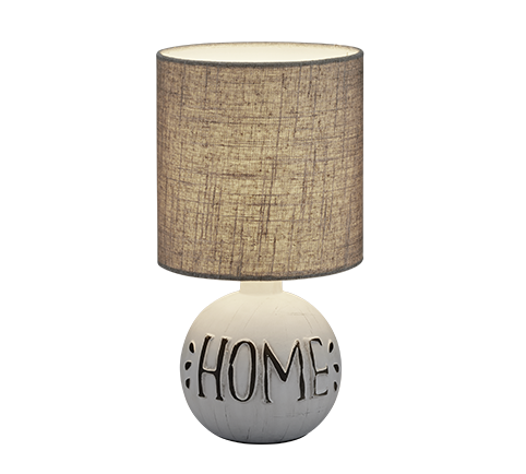 Esna table lamp home E14 white/brown — R50651025