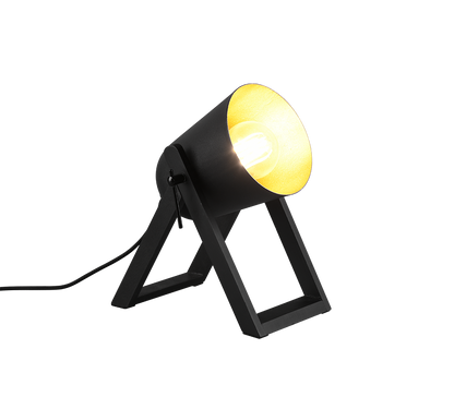 Marc table lamp E27 matt black/gold — R50721080