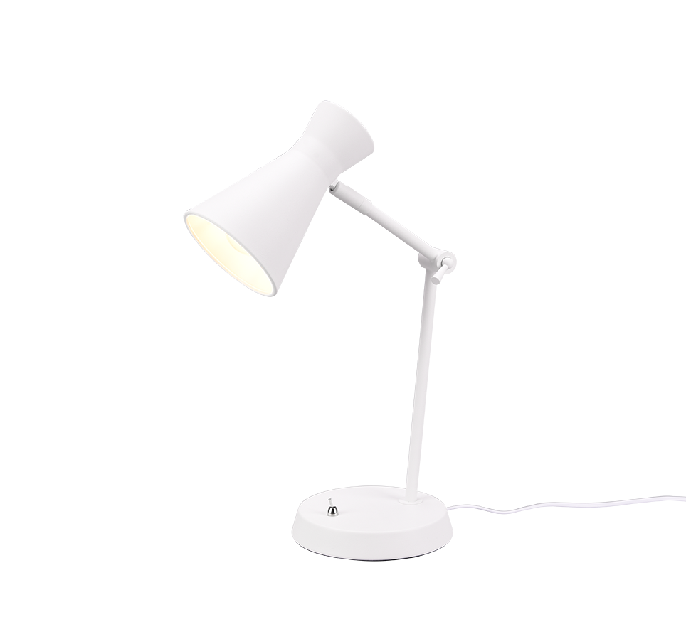 Enzo table lamp E27 matt white — R50781031