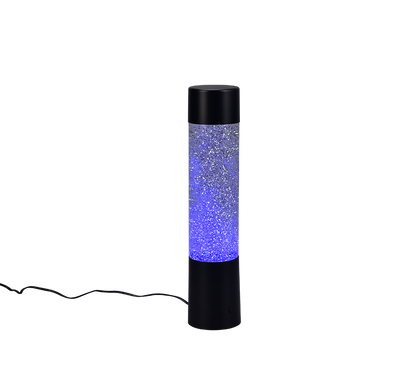 Glitter LED table lamp matt black RGB — R50871032