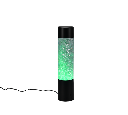 Glitter LED table lamp matt black RGB — R50871032