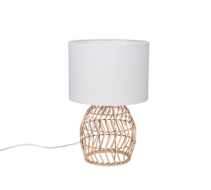 Rike table lamp E27 natural color/rattan — R51131036