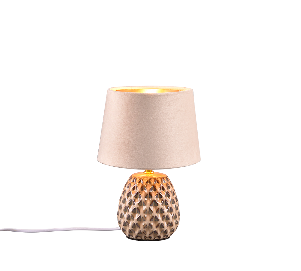 Ariana table lamp 27 cm E14 beige — R51531044