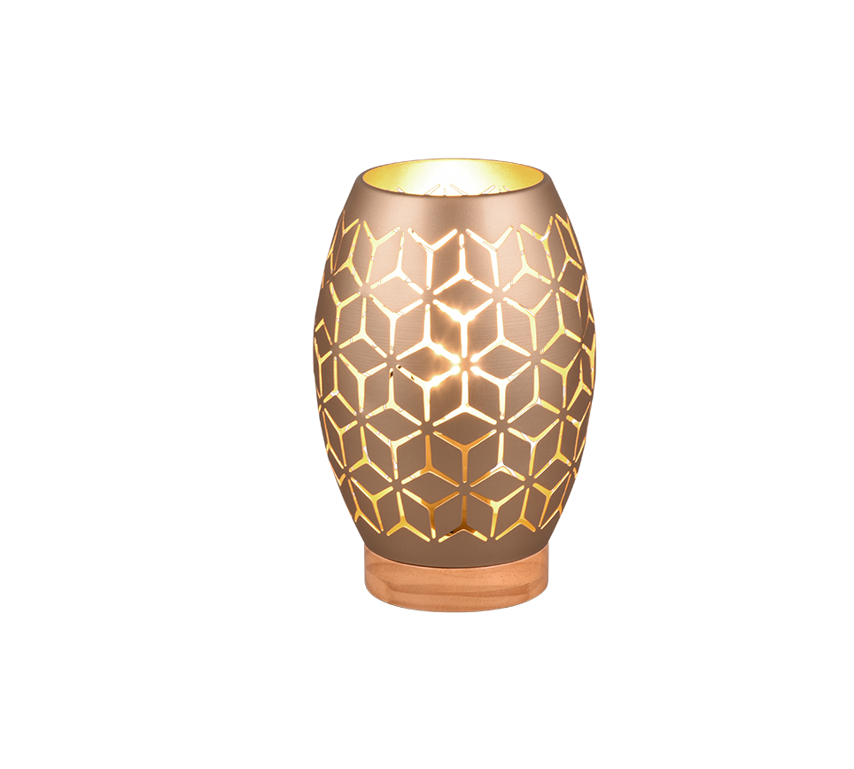 Bidar table lamp E27 coffee brown — R51571065