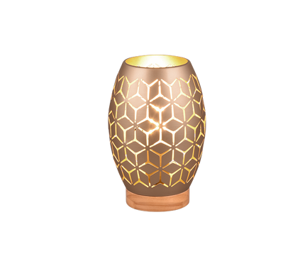 Bidar table lamp E27 coffee brown — R51571065