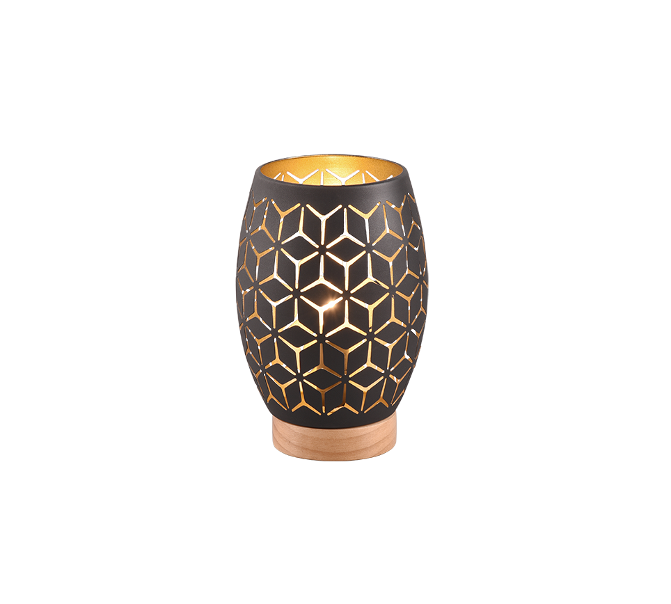 Bidar table lamp E27 black/gold — R51571080