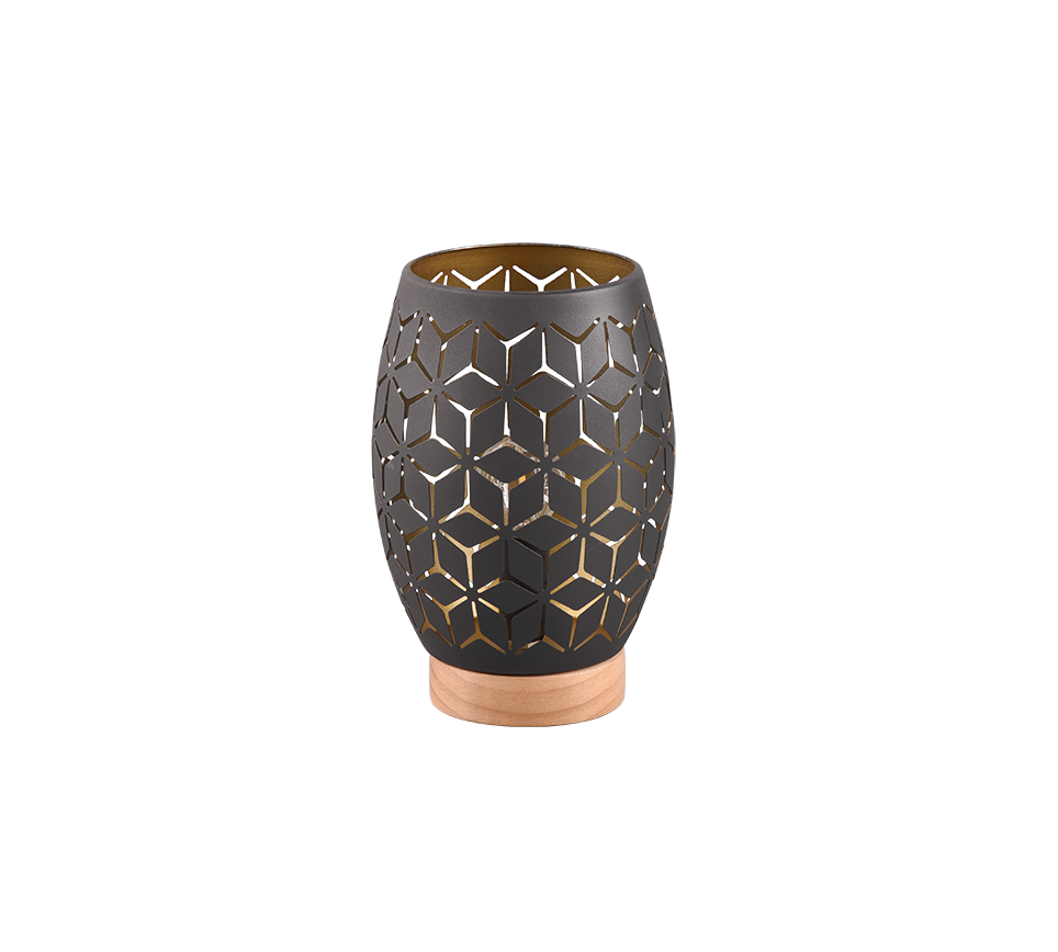 Bidar table lamp E27 black/gold — R51571080