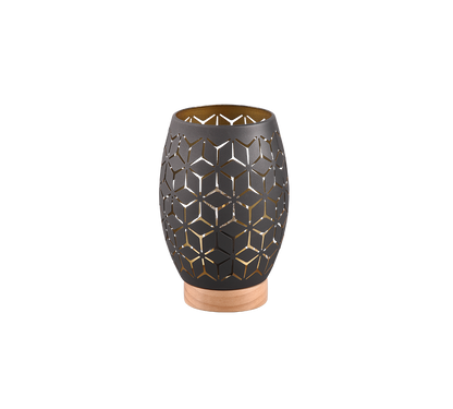 Bidar table lamp E27 black/gold — R51571080