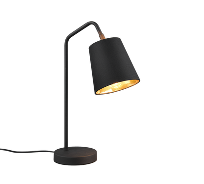 Buddy table lamp E27 matt black/gold — R51721032