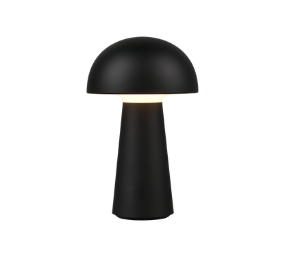 Lennon LED table lamp black rechargeable — R52176102