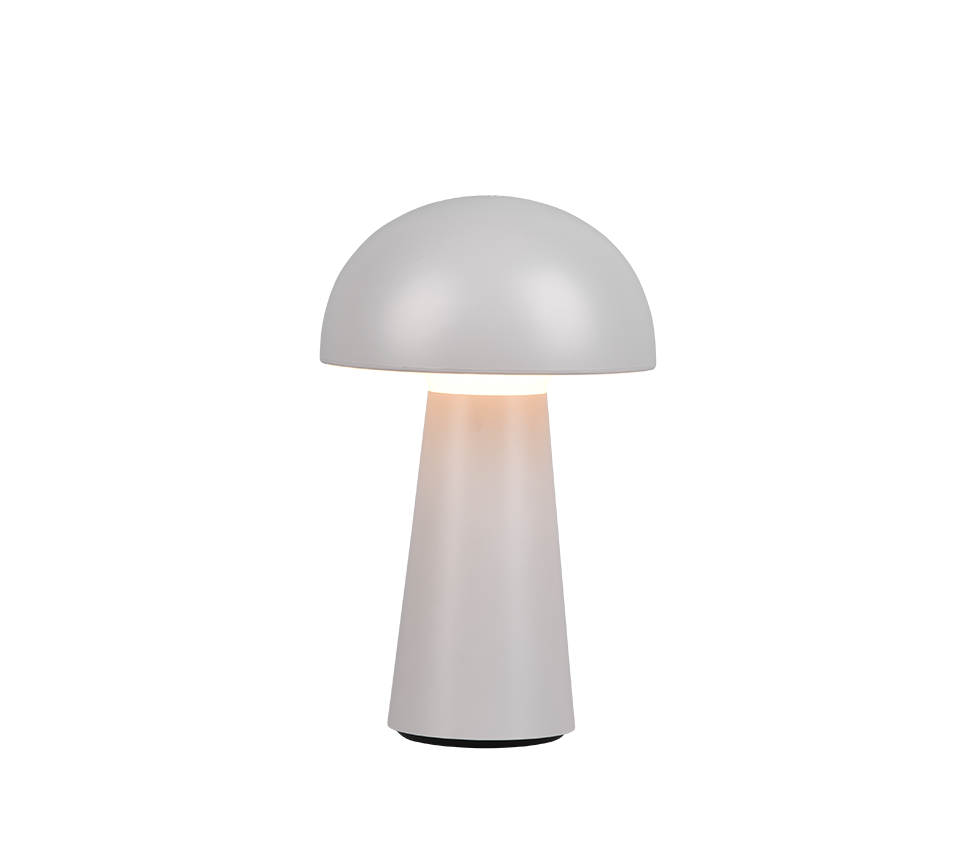 Lennon LED table lamp grey rechargeable — R52176177