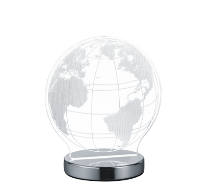 Globe LED table lamp chrome — R52481106