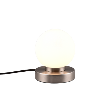 Prinz II table lamp E14 brushed steel — R54011001