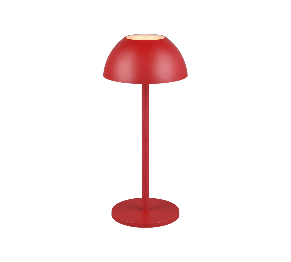Ricardo LED outdoor table lamp red rechargeable — R54106110