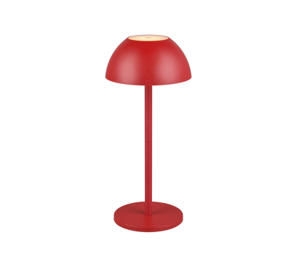 Ricardo LED outdoor table lamp red rechargeable — R54106110