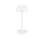 Ricardo LED outdoor table lamp matt white rechargeable — R54106131