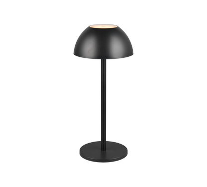Ricardo LED outdoor table lamp matt black rechargeable — R54106132
