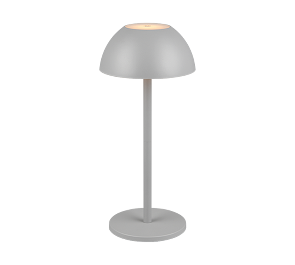 Ricardo LED outdoor table lamp grey rechargeable — R54106177