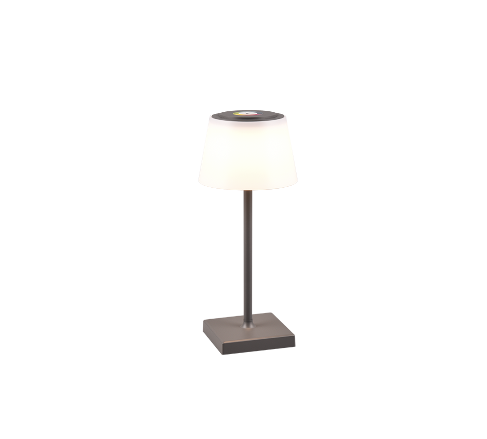 Sanchez LED outdoor table lamp anthracite rechargeable — R54126142