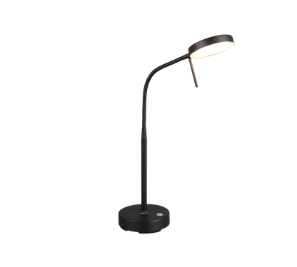 Moreno LED table lamp matt black rechargeable — R54561132