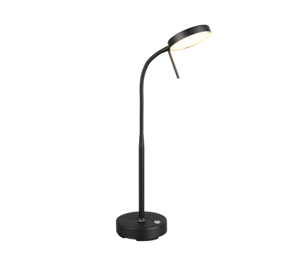 Moreno LED table lamp matt black rechargeable — R54561132