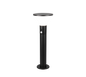 Gorda hybrid solar LED pole 50 cm matt black/white rechargeable motion+dusk sensor 4000K — R54676132