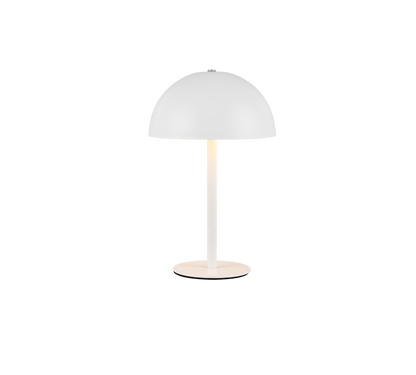 Munoz LED table lamp matt white rechargeable — R54891131
