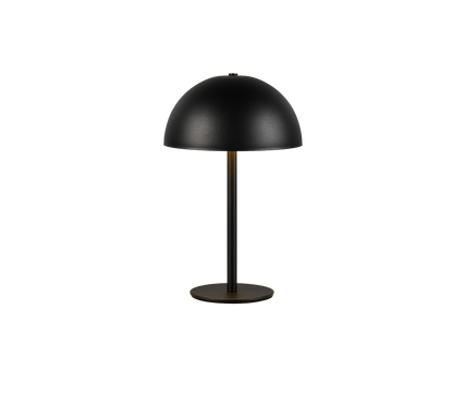 Munoz LED table lamp matt black rechargeable — R54891132