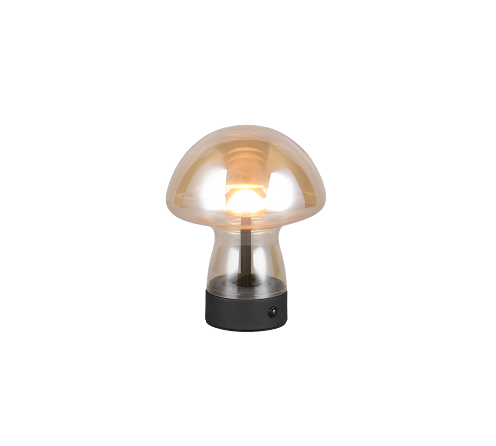 Dooley LED table lamp amber rechargeable — R54981113