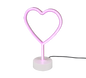 Heart LED table lamp white — R55210101