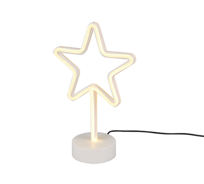 Star LED table lamp white — R55230101