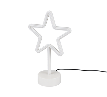 Star LED table lamp white — R55230101