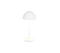 Ortiz LED table lamp matt white rechargeable — R55601131