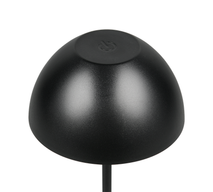 Ortiz LED table lamp matt black rechargeable — R55601132