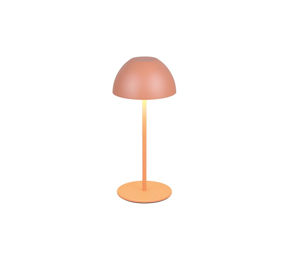 Ortiz LED table lamp apricot rechargeable — R55601140