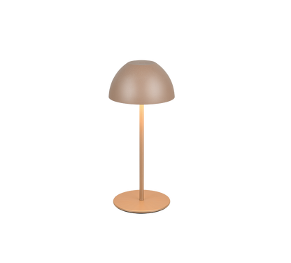 Ortiz LED table lamp coffee brown rechargeable — R55601165