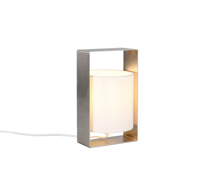 Pail table lamp E27 brushed steel — R55751007